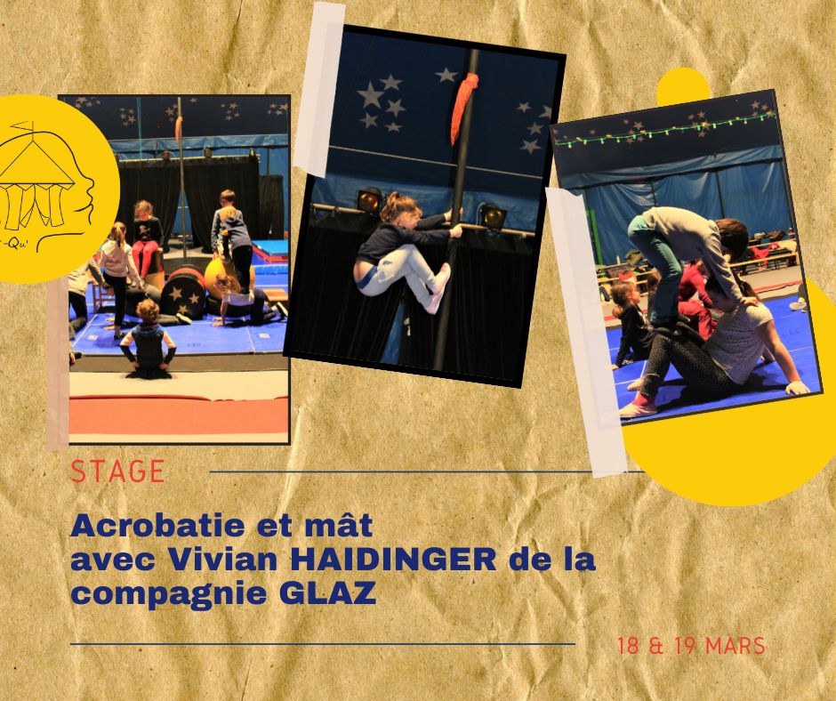 Stage spé acrobatie et mât