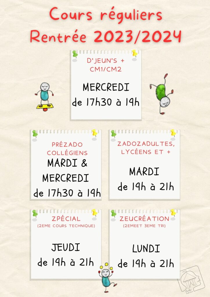 Cours réguliers 2023-2024 p3