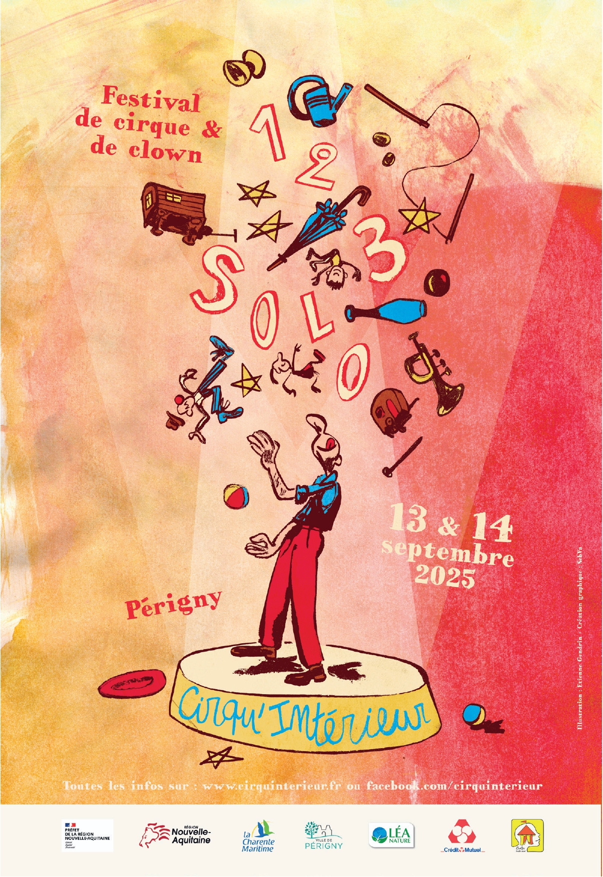 Lire la suite à propos de l’article Festival de cirque & clown: 1, 2, 3 solo – édition 2025